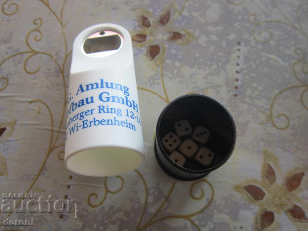 Delivery of A great opener cup for barbot dice dice Delivery of A great opener cup for barbot dice dice