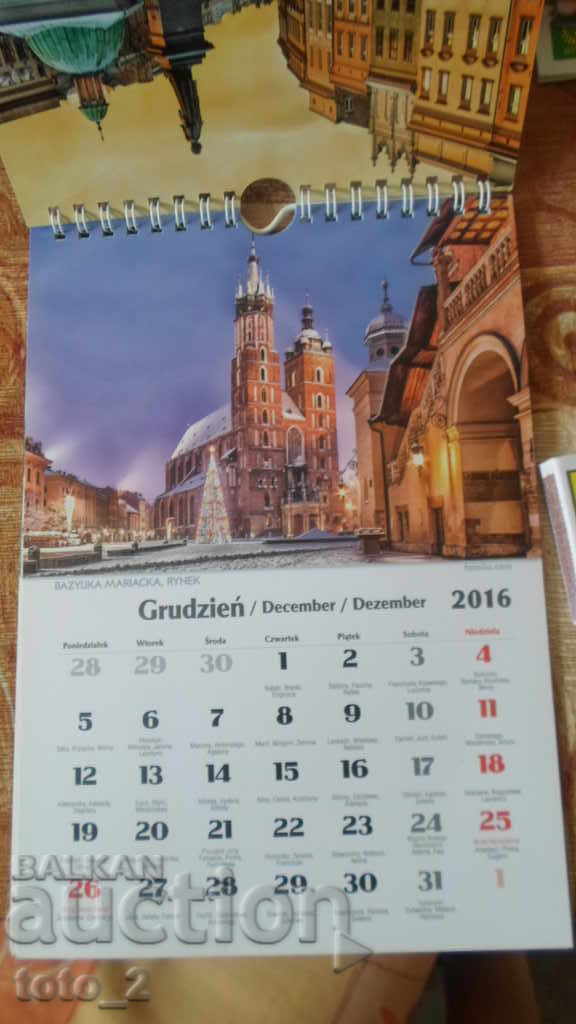 Delivery of KRAKOW CASTLES WALL CALENDAR 2017 REDUCED!!! Delivery of KRAKOW CASTLES WALL CALENDAR 2017 REDUCED!!!