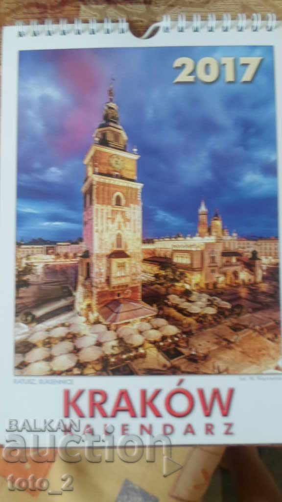 KRAKOW CASTLES WALL CALENDAR 2017 REDUCED!!!