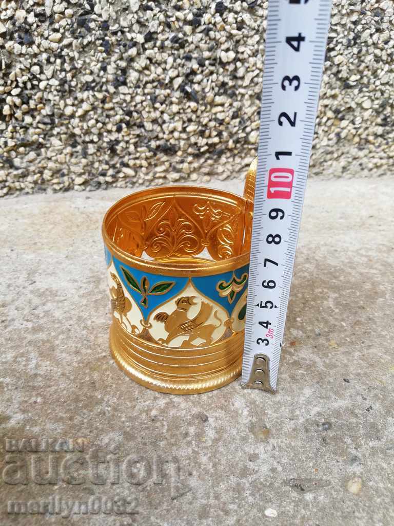 Service coasters for glasses 6 pcs cup coaster USSR - 7 Service coasters for glasses 6 pcs cup coaster USSR - 7