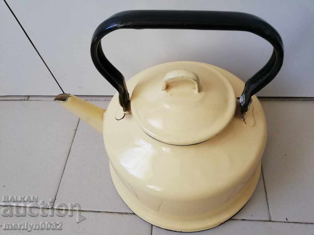 Old enameled teapot, coffee pot, jug - 6 Old enameled teapot, coffee pot, jug - 6