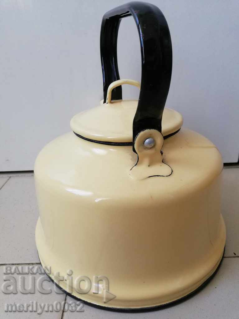 Old enameled teapot, coffee pot, jug - 7 Old enameled teapot, coffee pot, jug - 7