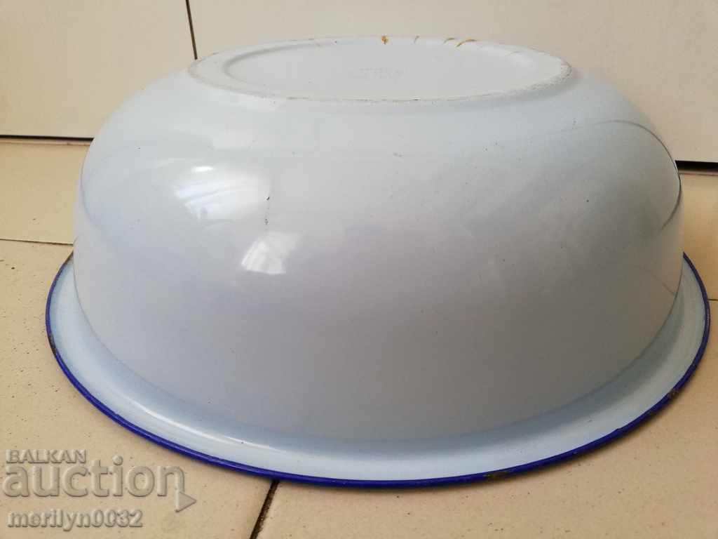 Enameled basin, bowl, enamel bowl - 5