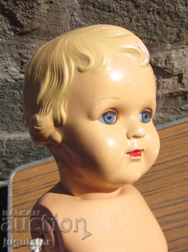 Delivery of vintage German doll marked MINERVA MINERVA