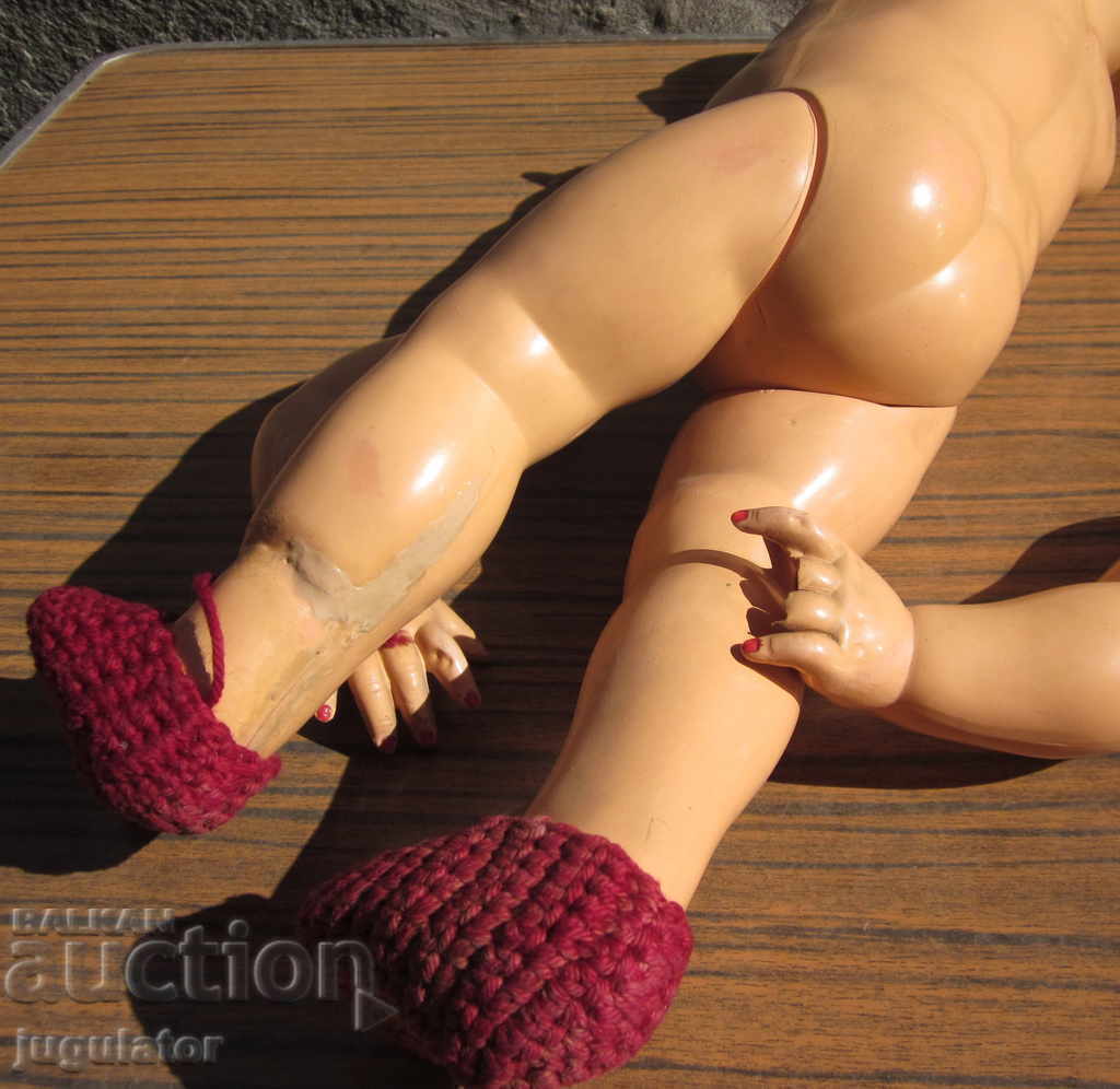 vintage German doll marked MINERVA MINERVA - 7