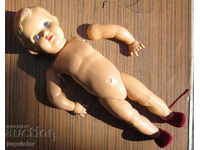 vintage German doll marked MINERVA MINERVA