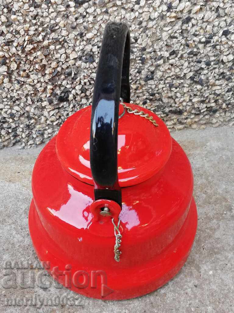 Παράδοση Παλιά εμαγιέ τσαγιέρα, καφετιέρα, βραστήρα Παράδοση Παλιά εμαγιέ τσαγιέρα, καφετιέρα, βραστήρα