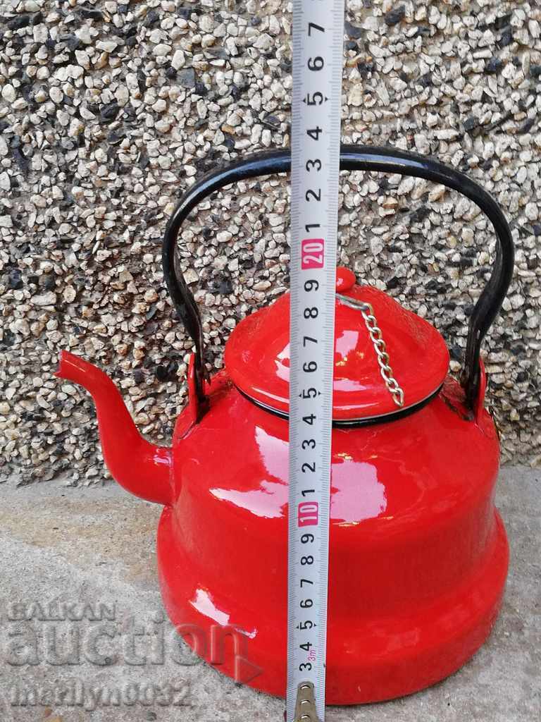 Παλιά εμαγιέ τσαγιέρα, καφετιέρα, βραστήρα - 6 Παλιά εμαγιέ τσαγιέρα, καφετιέρα, βραστήρα - 6