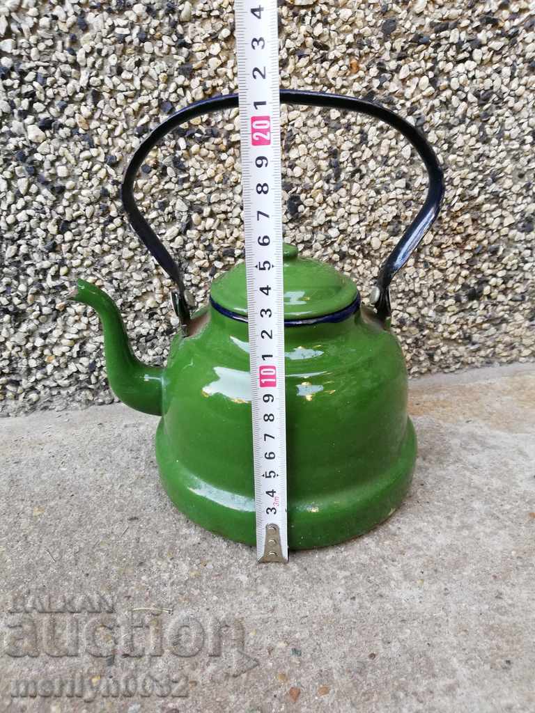 Old enameled teapot, coffee maker, kettle - 7 Old enameled teapot, coffee maker, kettle - 7