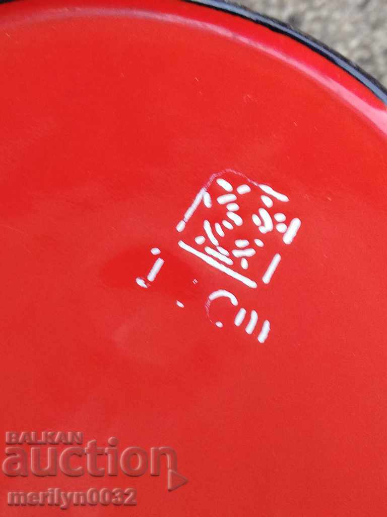 Old enameled teapot, coffee maker, kettle - 7