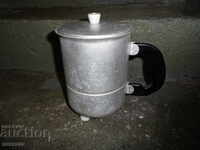 old aluminum pot