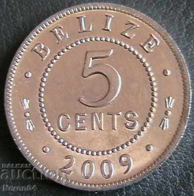 5 cent 2009, Belize