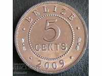 5 cent 2009, Belize