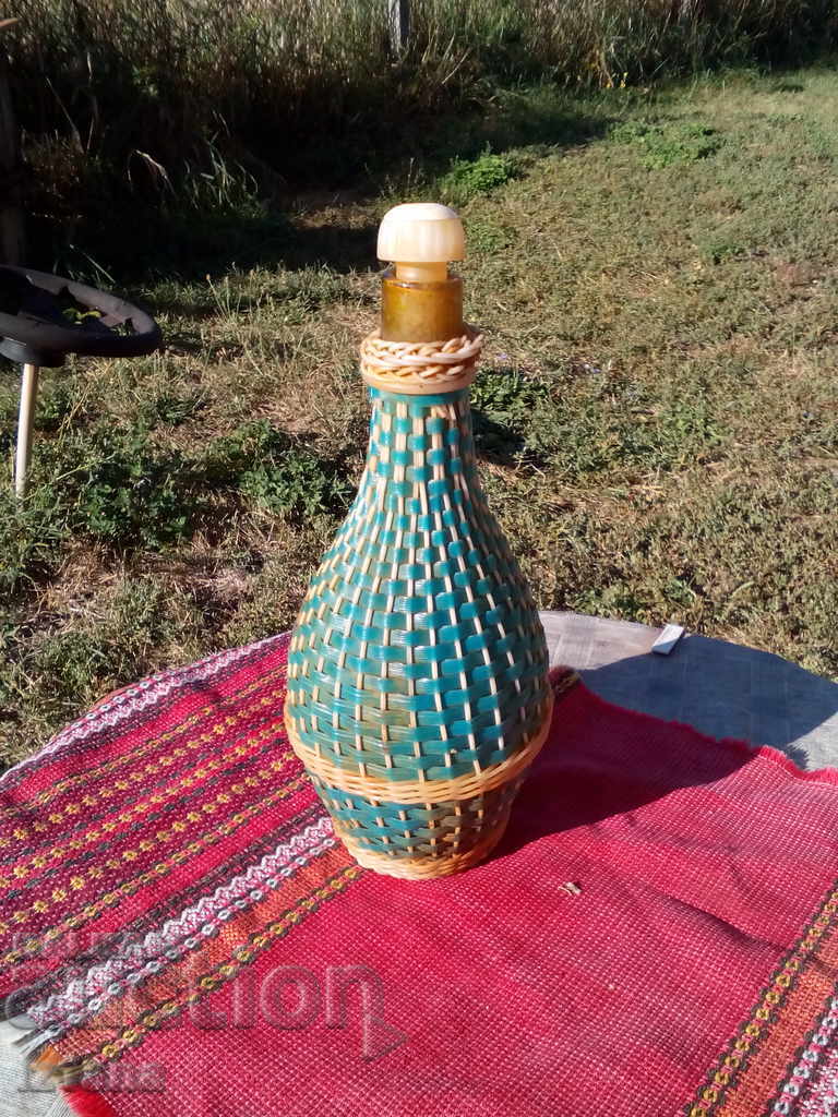 An old knitted bottle, a damagan with price 15.00 BGN | € 7.67 An old knitted bottle, a damagan with price 15.00 BGN | € 7.67