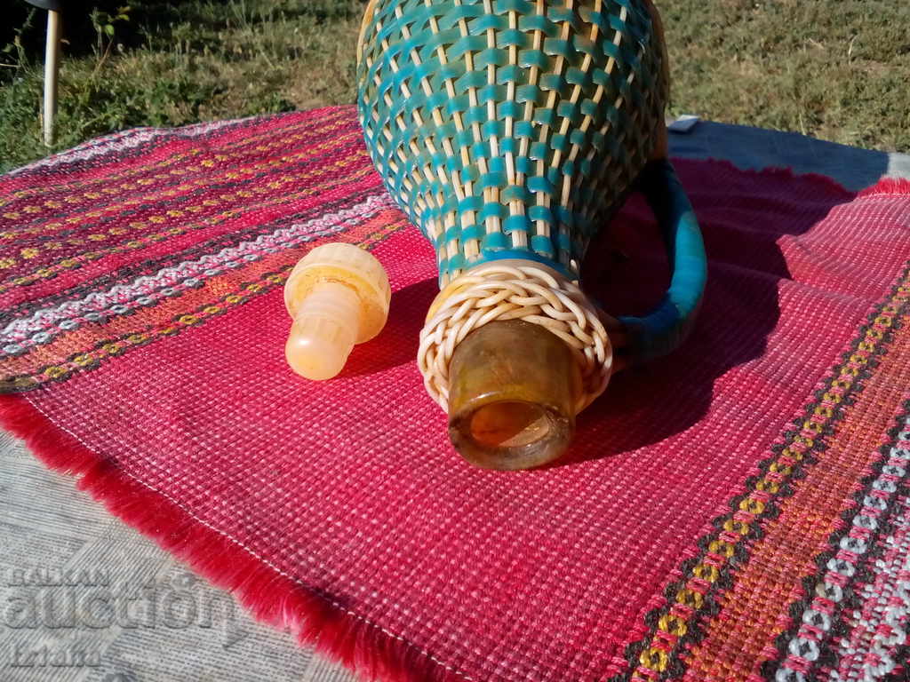 An old knitted bottle, a damagan - 7 An old knitted bottle, a damagan - 7