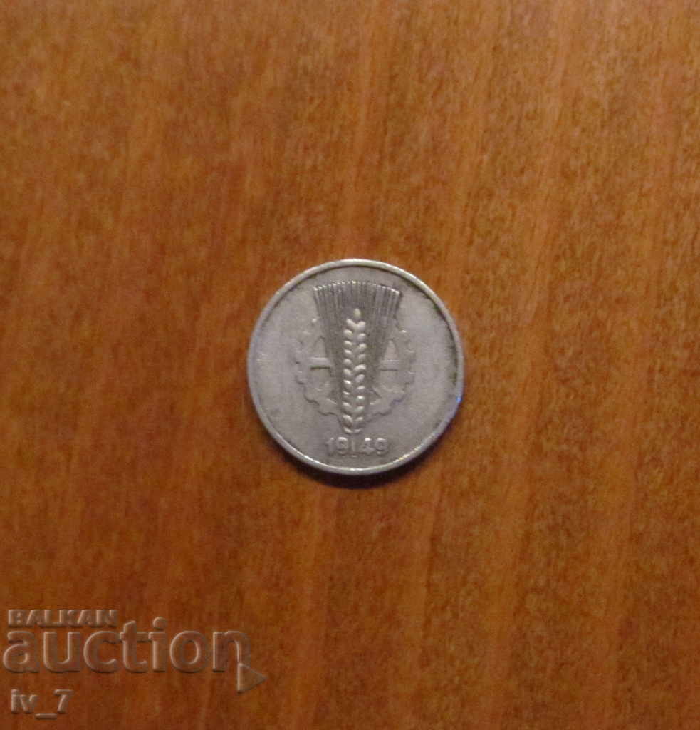 10 pfnging Germany - GDR 1949 with price 0.99 BGN | € 0.51 10 pfnging Germany - GDR 1949 with price 0.99 BGN | € 0.51