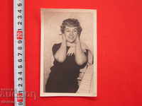 Old German picture card lady actress