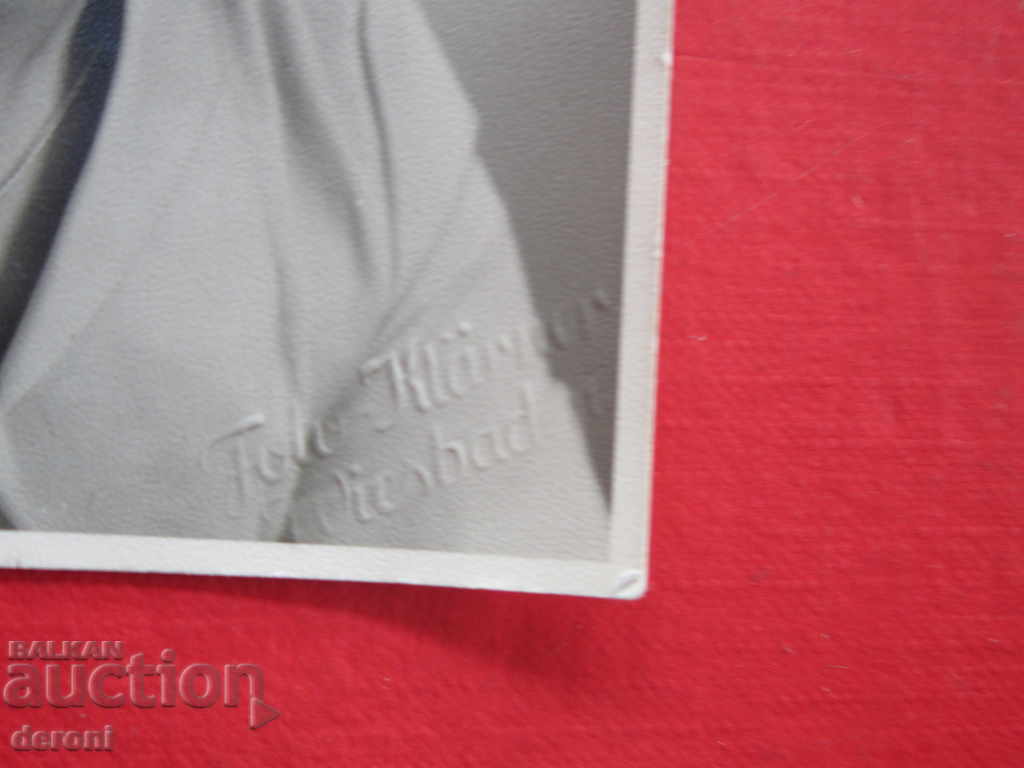 Auction  Old German Photo Card Lady 4