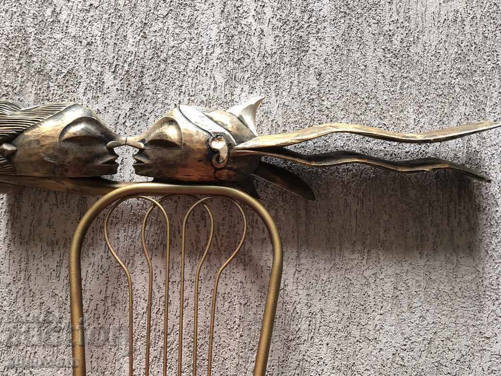 Auction Big African statuette / composition Auction Big African statuette / composition