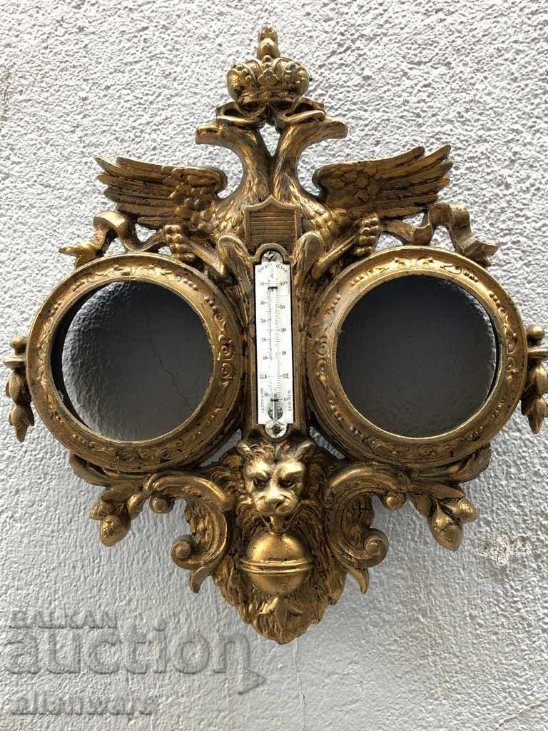 Clock, barometer and thermometer - 5 Clock, barometer and thermometer - 5