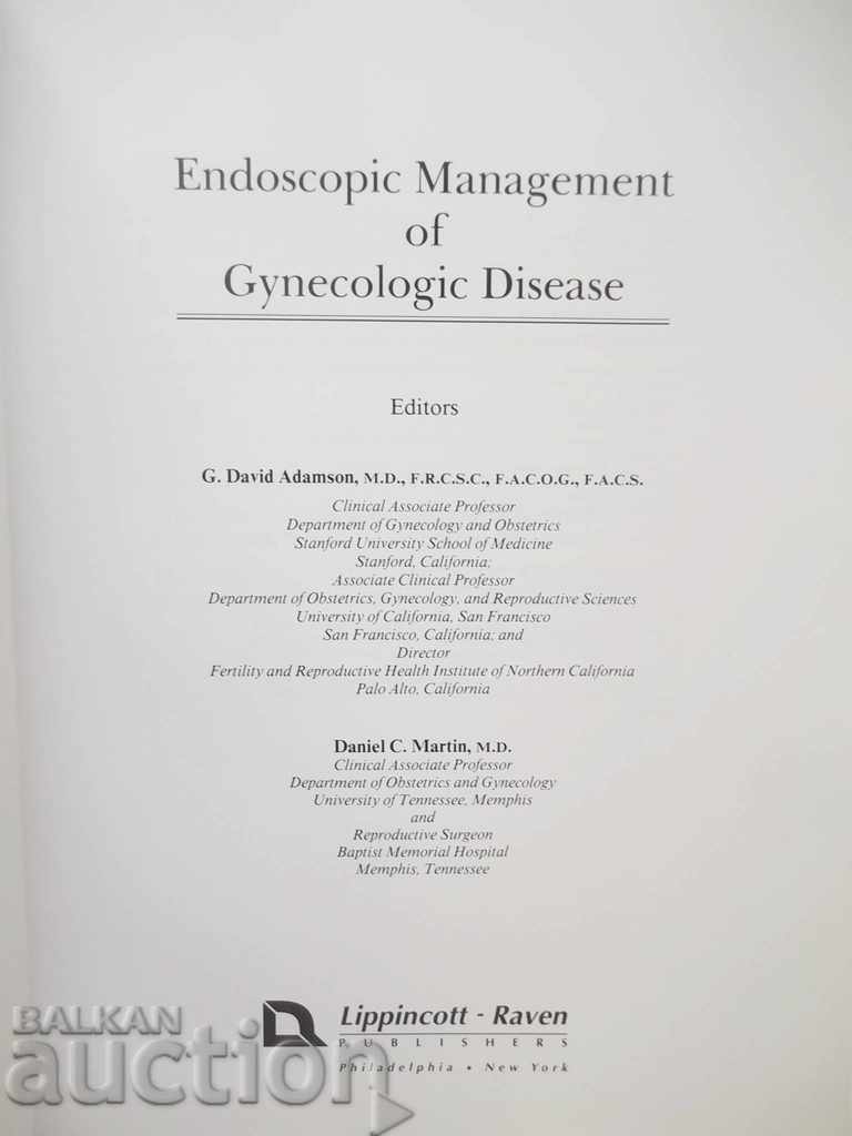 Endoscopic Management of Gynecologic Disease 1996 г. с цена 50.00 лв. | € 25.56 Endoscopic Management of Gynecologic Disease 1996 г. с цена 50.00 лв. | € 25.56
