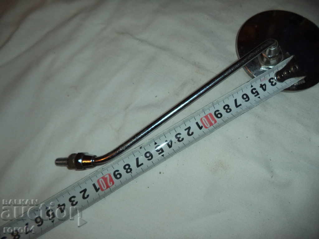 Auction OLD NICHELIATED MOTO / LUGGAGE MIRROR Auction OLD NICHELIATED MOTO / LUGGAGE MIRROR