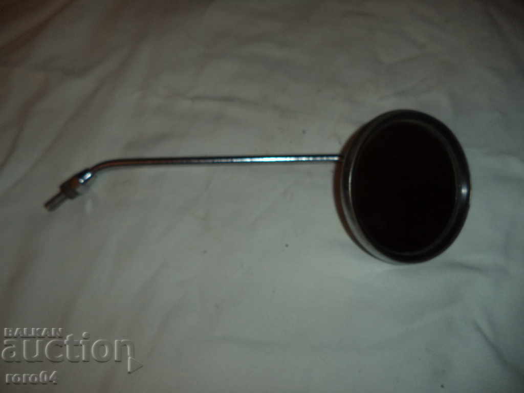 OLD NICHELIATED MOTO / LUGGAGE MIRROR - 5 OLD NICHELIATED MOTO / LUGGAGE MIRROR - 5