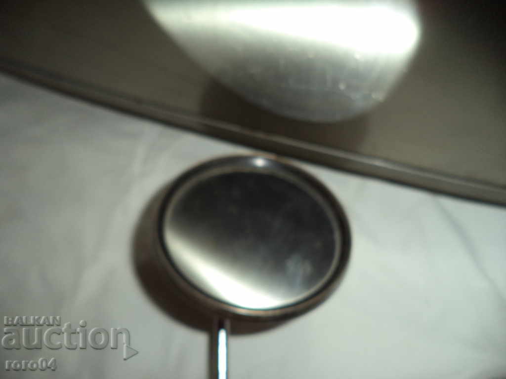 OLD NICHELIATED MOTO / LUGGAGE MIRROR - 6 OLD NICHELIATED MOTO / LUGGAGE MIRROR - 6