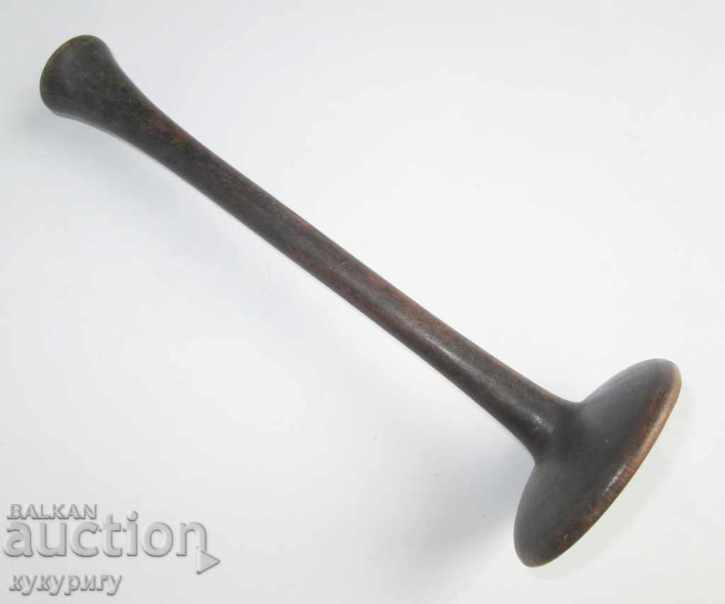Ancient collector medical wooden stethoscope 19th century