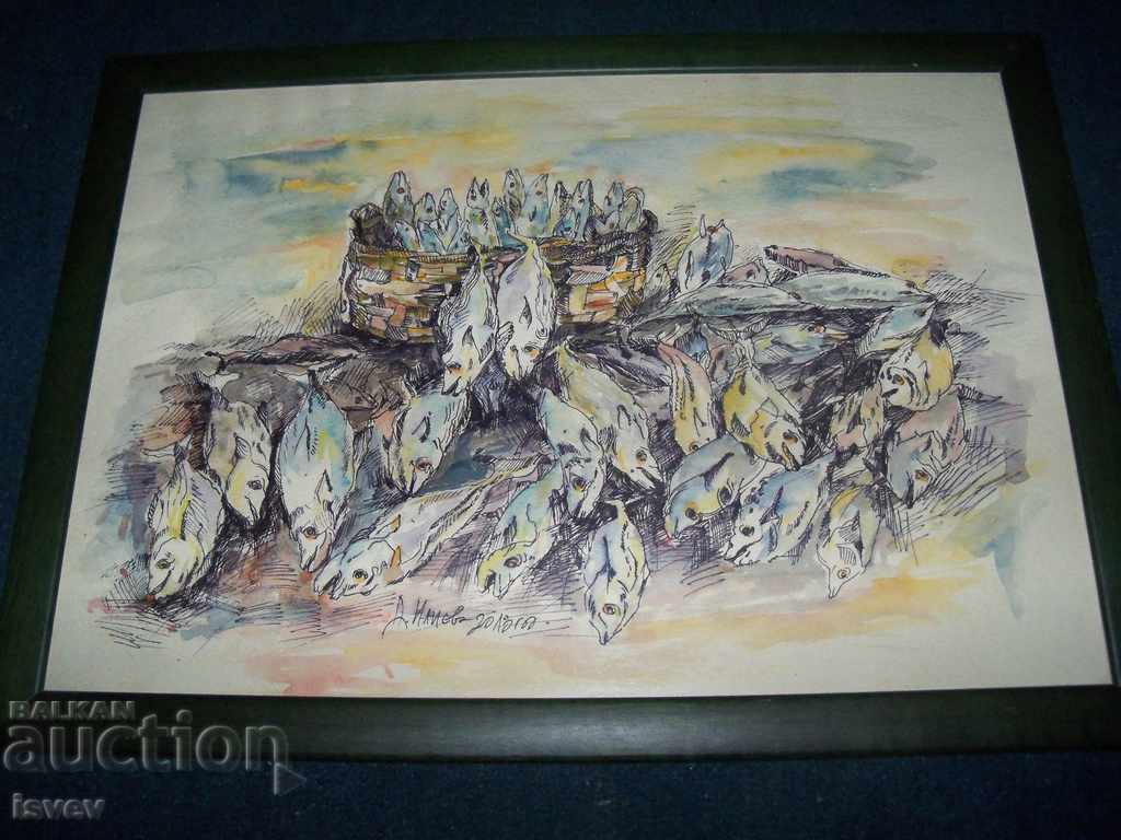 "Catch" a picture of the artist Desislava Ilieva with price 75.00 BGN | € 38.35 "Catch" a picture of the artist Desislava Ilieva with price 75.00 BGN | € 38.35