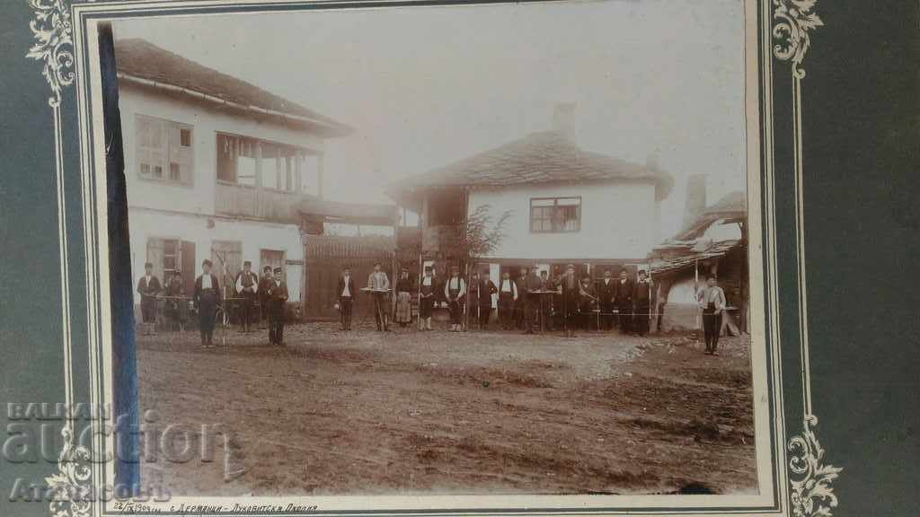 Φωτογραφική κάρτα 1909 χωριό Δερμαντσής Λουκόβιτ