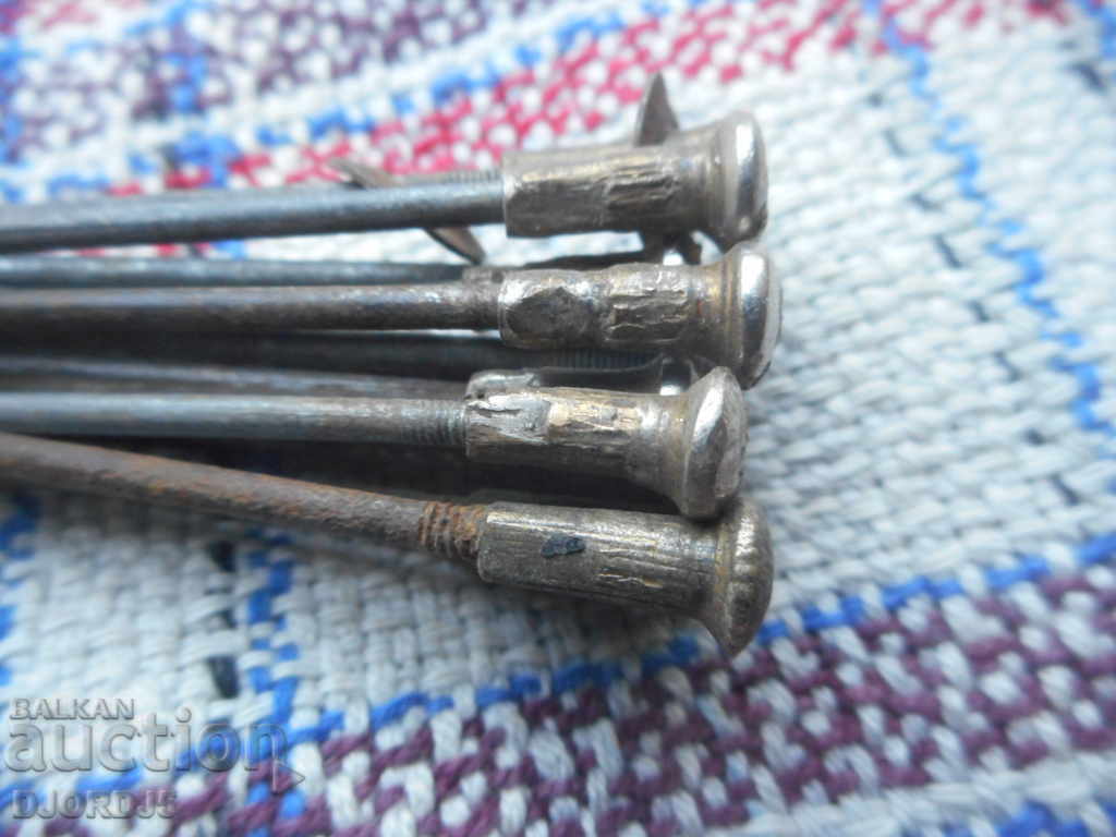 Spikes for an old wheel, 15 pieces with price 3.00 BGN | € 1.53