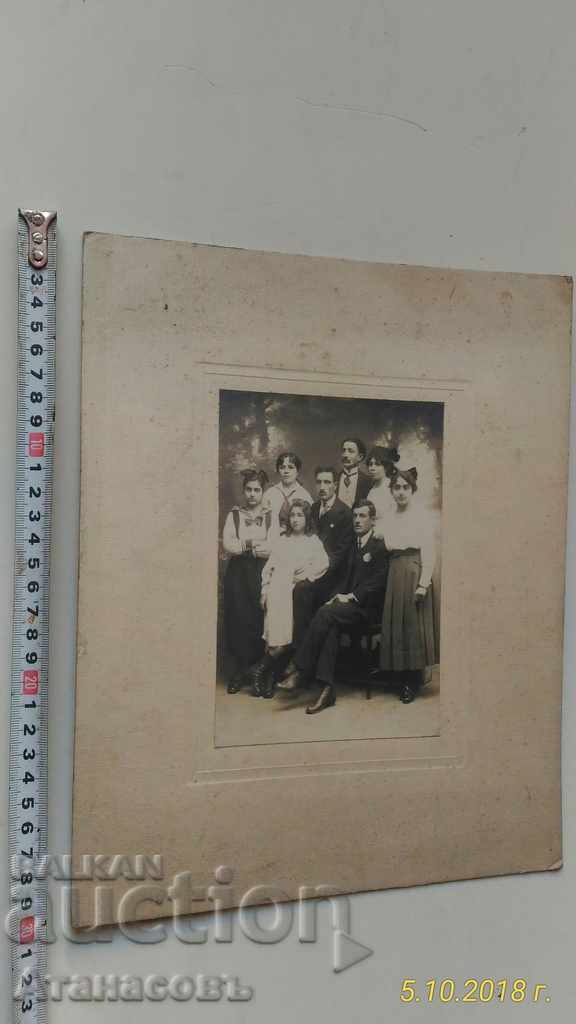 Снимка картон Фотография Арменци Photo L.Aigle 1919 г.