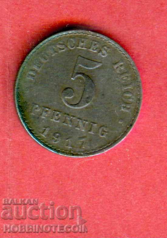 GERMANY GERMANY 5 Pfenning - issue - issue 1917