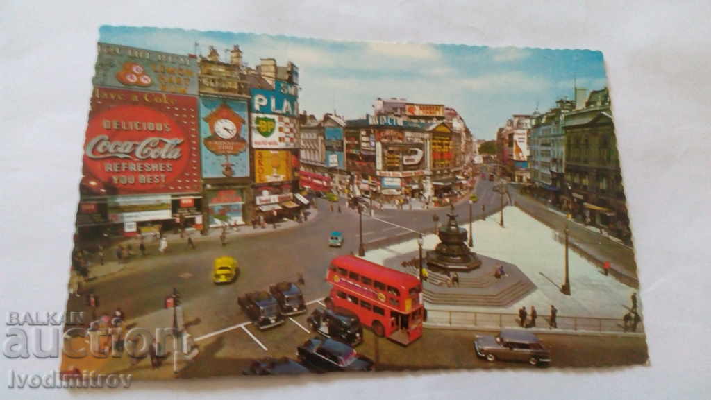 Пощенска картичка London Piccadilly Circus