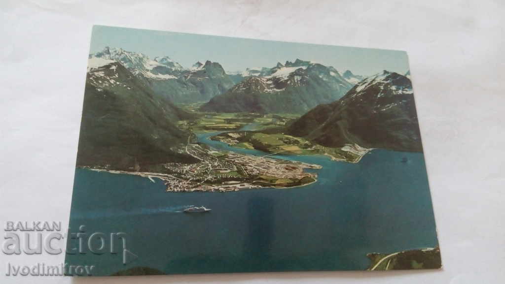 Carte poștală Norvegia Panorama asupra Romsdalen