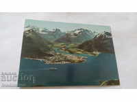 Καρτ ποστάλ Νορβηγία Πανόραμα πάνω από Romsdalen