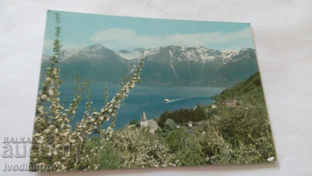 Postcard Norway Utne Hardanger Fjord