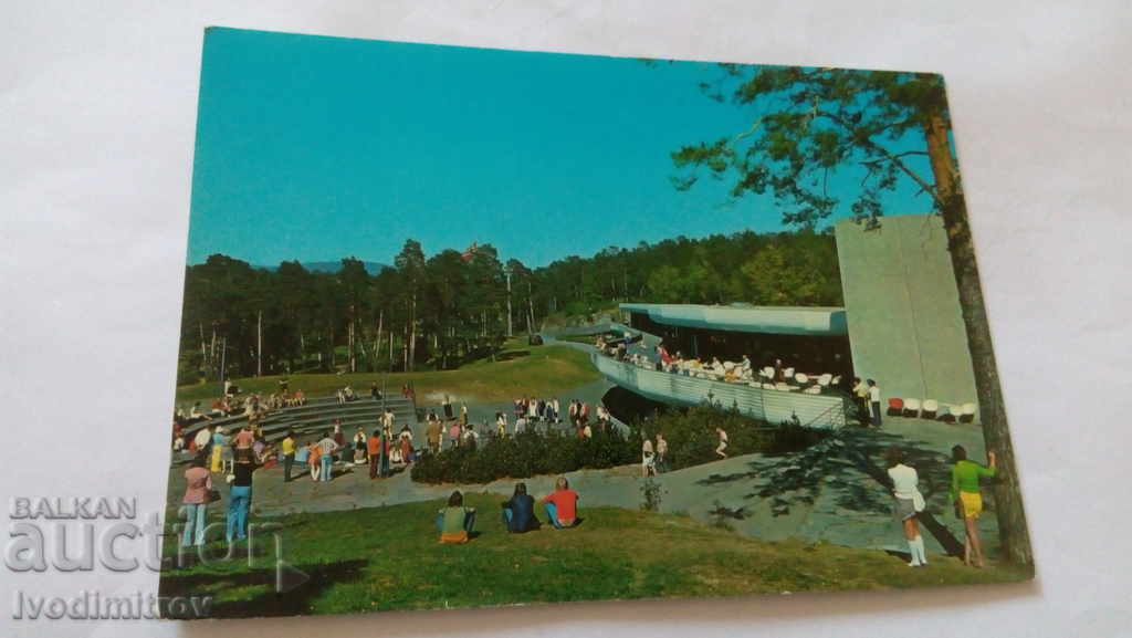 Carte poștală Norvegia Hovikodden Teatrul în aer liber