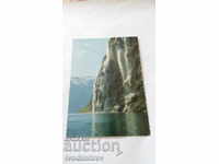 Cartea poștală Norvegia Cascada de nuntă a cascadei