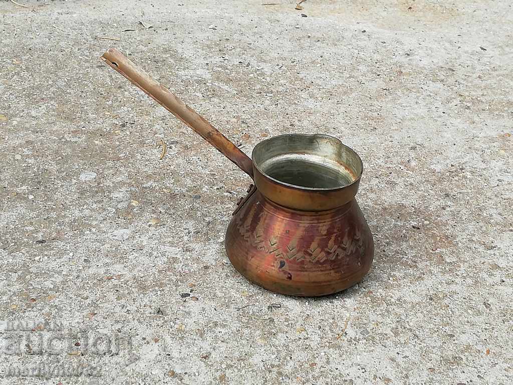 Old copper tin, coffee, baker, copper pot - 5