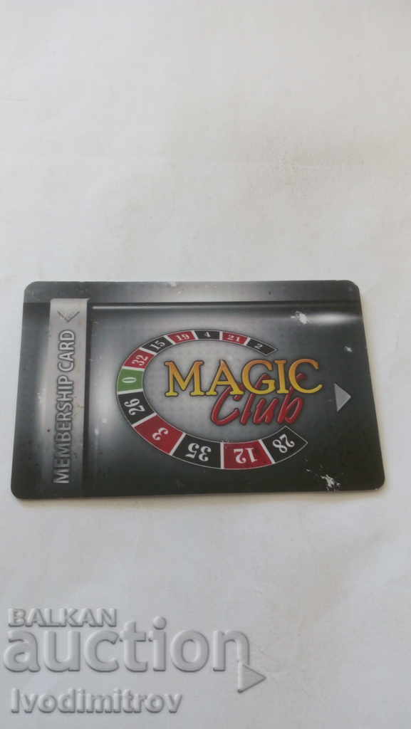 Χάρτης της χαρτοπαικτικής λέσχης Magic Club