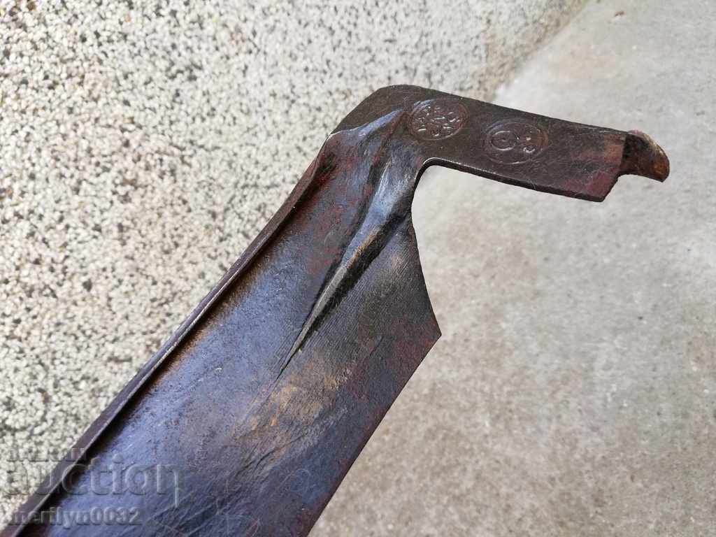 Old hand-forged mowing hair, wrought iron USSR with price 43.00 BGN | € 21.99 Old hand-forged mowing hair, wrought iron USSR with price 43.00 BGN | € 21.99