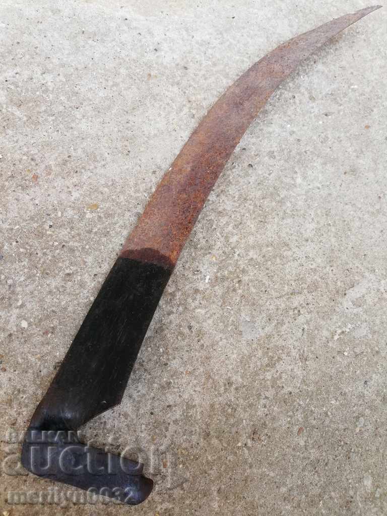 Old hand-forged mowing hair, wrought iron USSR - 6 Old hand-forged mowing hair, wrought iron USSR - 6