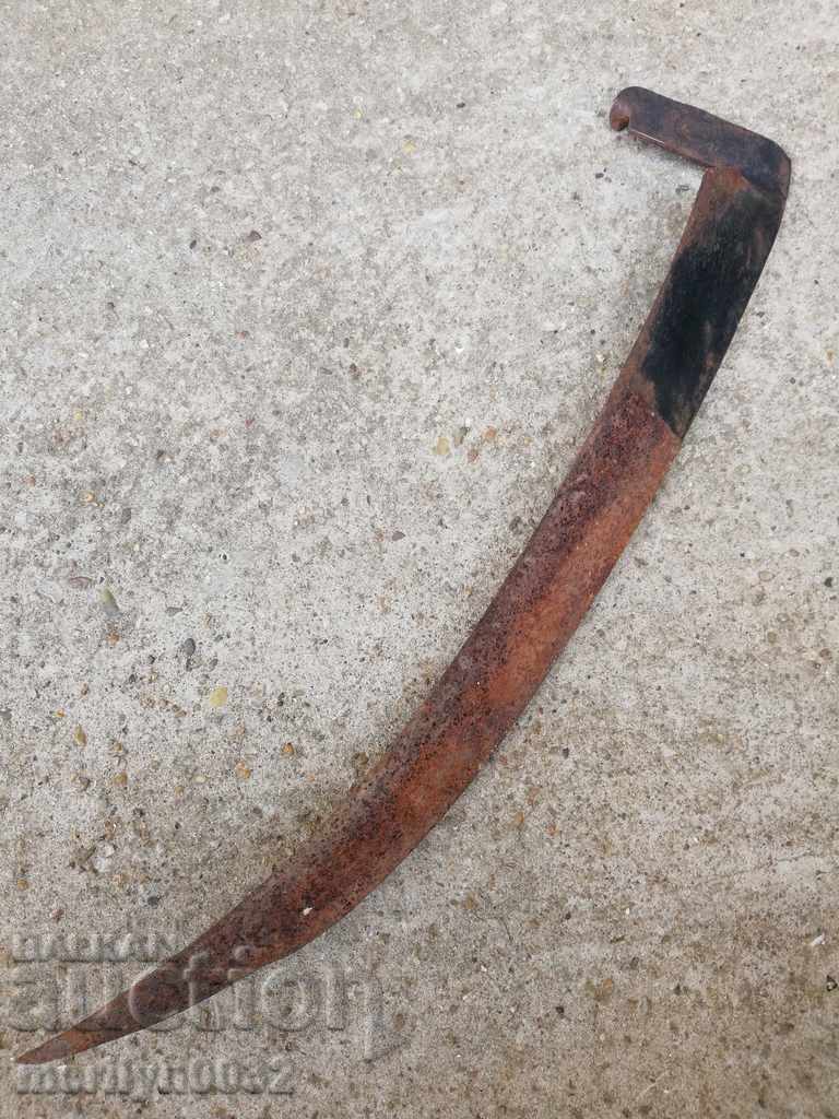 Auction Old hand-forged mowing hair, wrought iron USSR Auction Old hand-forged mowing hair, wrought iron USSR