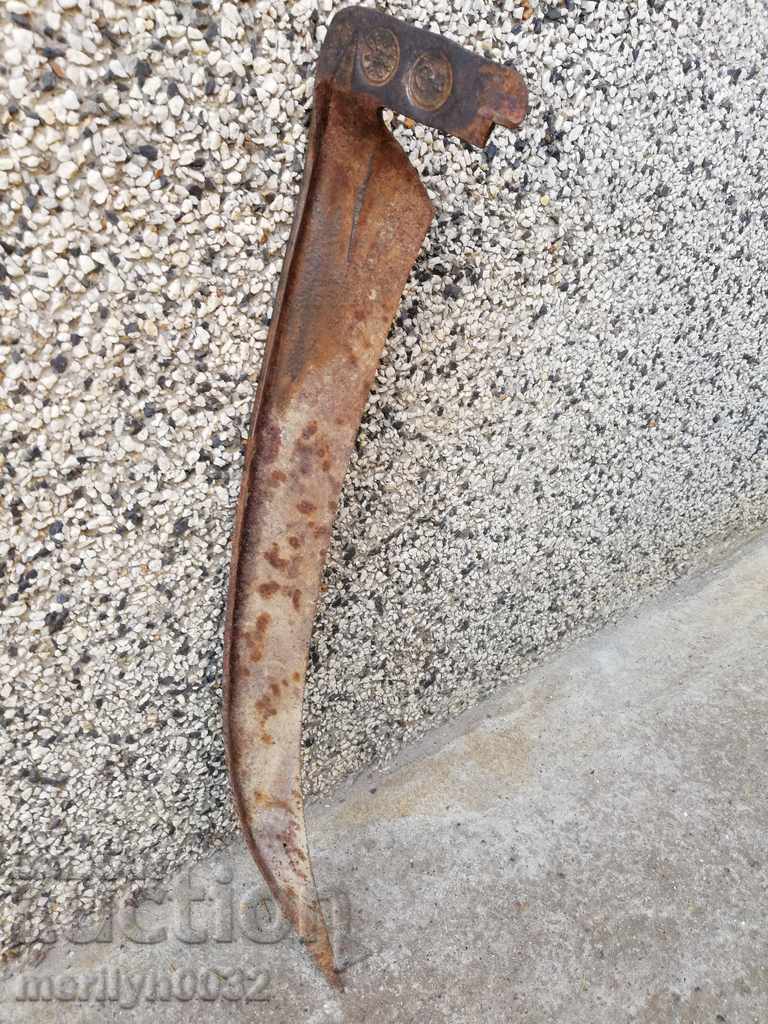 Old hand-forged mowing hair, wrought iron USSR - 5 Old hand-forged mowing hair, wrought iron USSR - 5