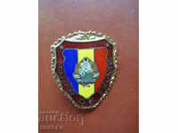 Κορυφαίο στρατιωτικό σήμα - Ρουμανία / On Screw - Εξαιρετικό!