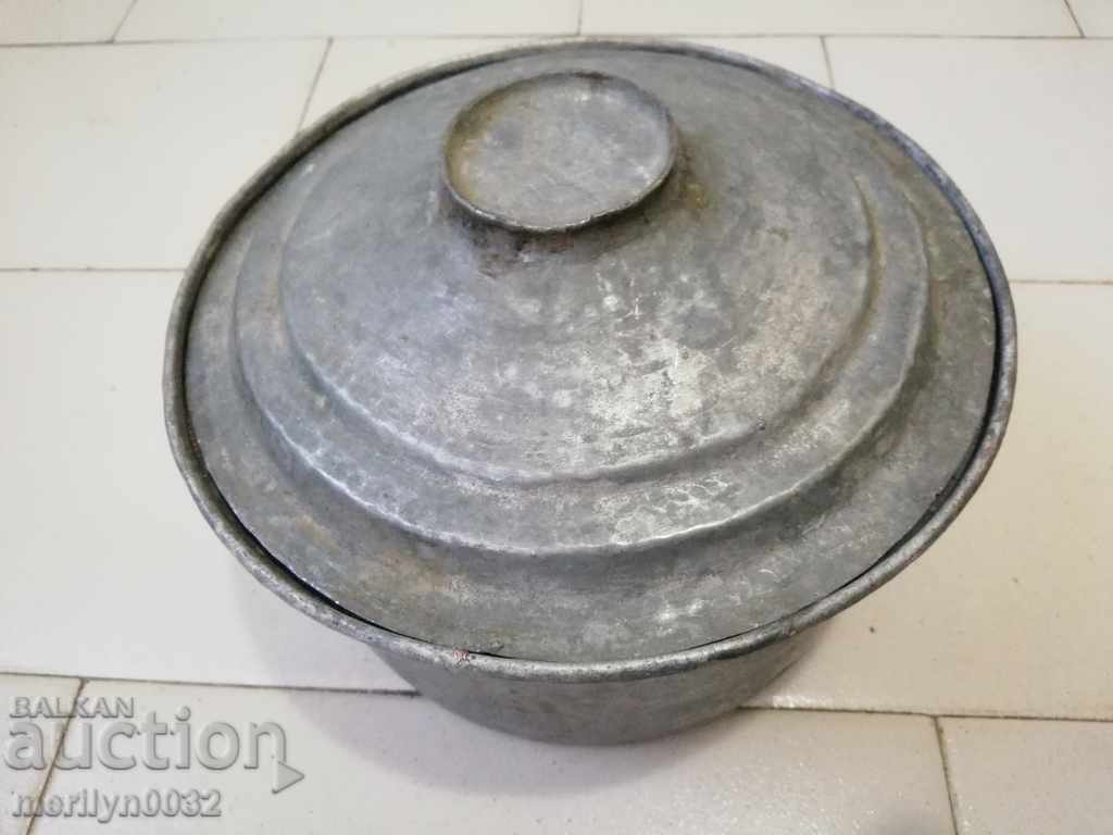 Copper pot with lid, copper container with price 89.00 BGN | € 45.50