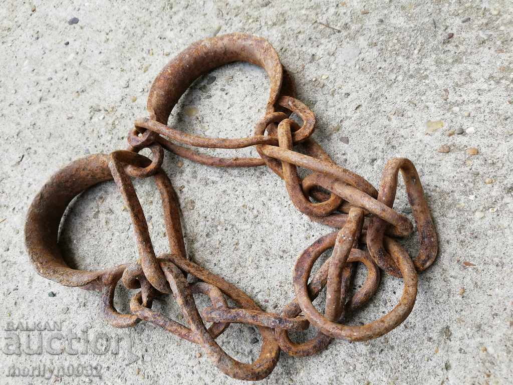 Auction Hand forged beads, prana, chain, wrought iron Auction Hand forged beads, prana, chain, wrought iron