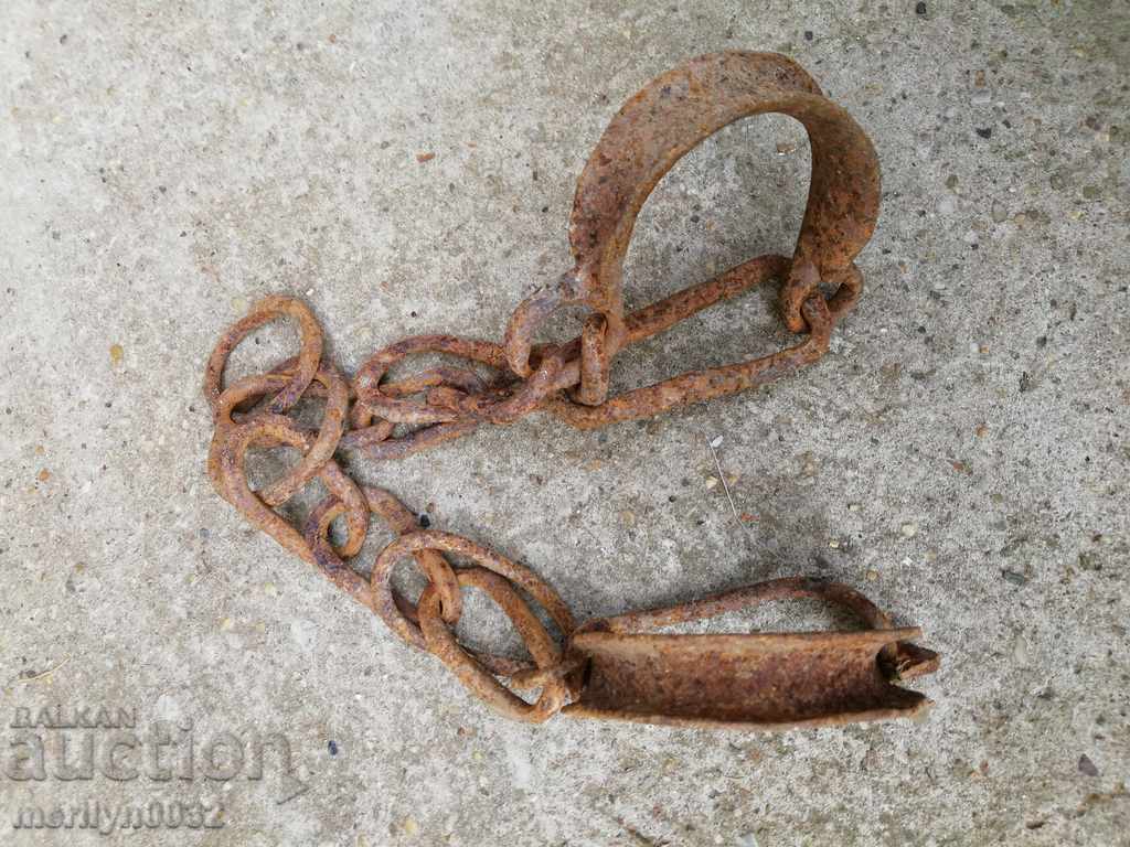 Hand forged beads, prana, chain, wrought iron - 5 Hand forged beads, prana, chain, wrought iron - 5